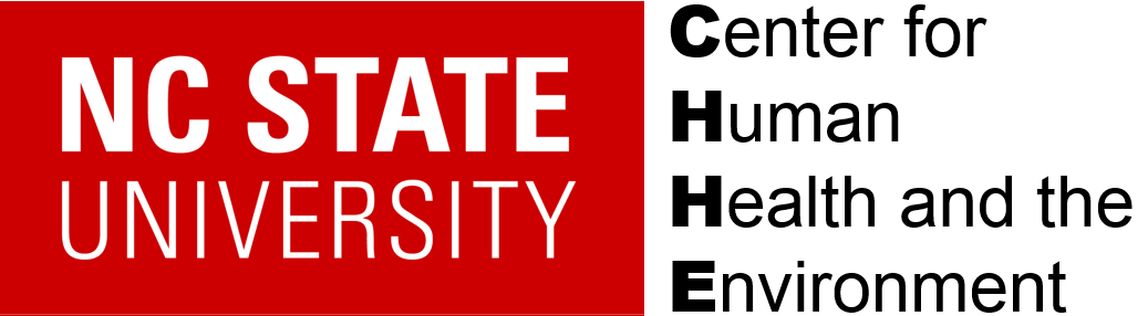 North Carolina State University Center for Human Health and the Environment Logo.